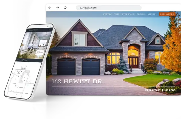 showcase of real estate property presentation websites